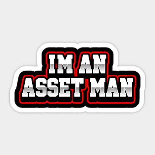 Asset Man Sticker